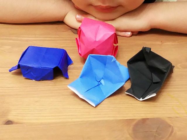 3歳児が教える折り紙 やっこさん の作り方 すみれもん 3歳児が教える折り紙 やっこさん の作り方 すみれもん